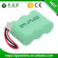 Factory wholesales price 800mah ni-cd 2/3 aa rechargeable battery 3.6v battery pack